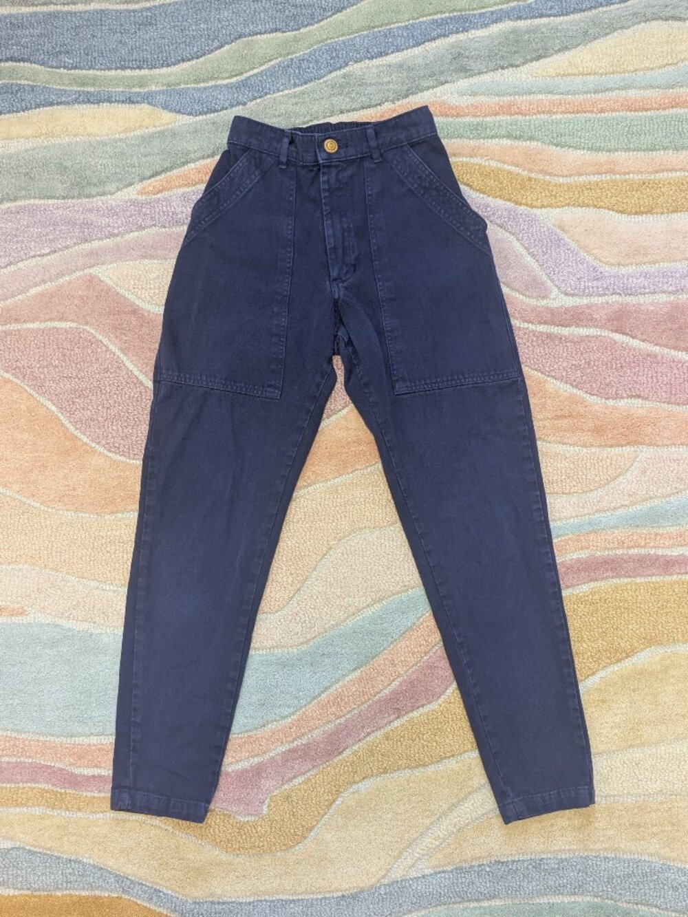 Big Bud Press Navy Blue Pencil Pants